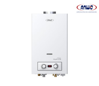 CALEFÓN MURAL ANWO 8 L/M HITECH HYDRO 16 TIRO NATURAL NG